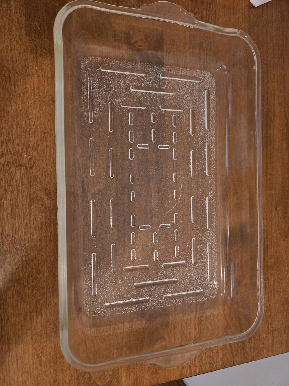 Vintage Glasbake J-263 Clear Glass 2.5-Quart Rectangular Baking Dish